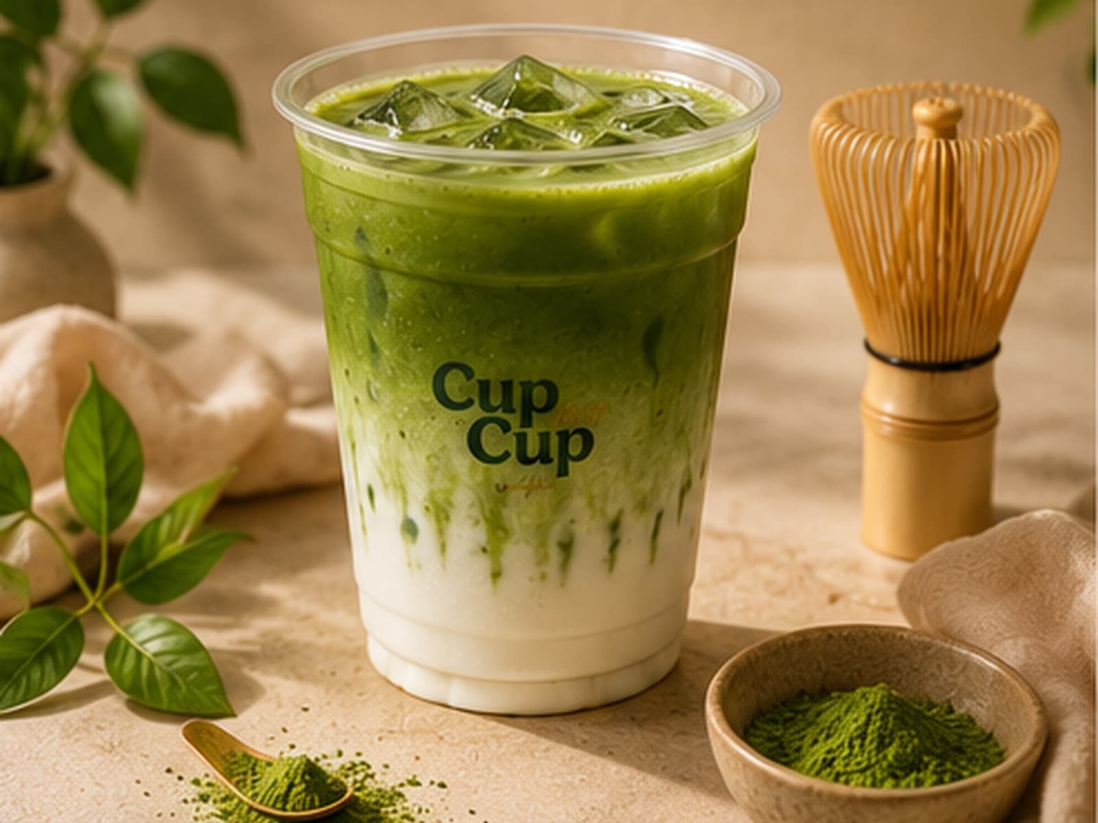 Cup Cup iced matcha